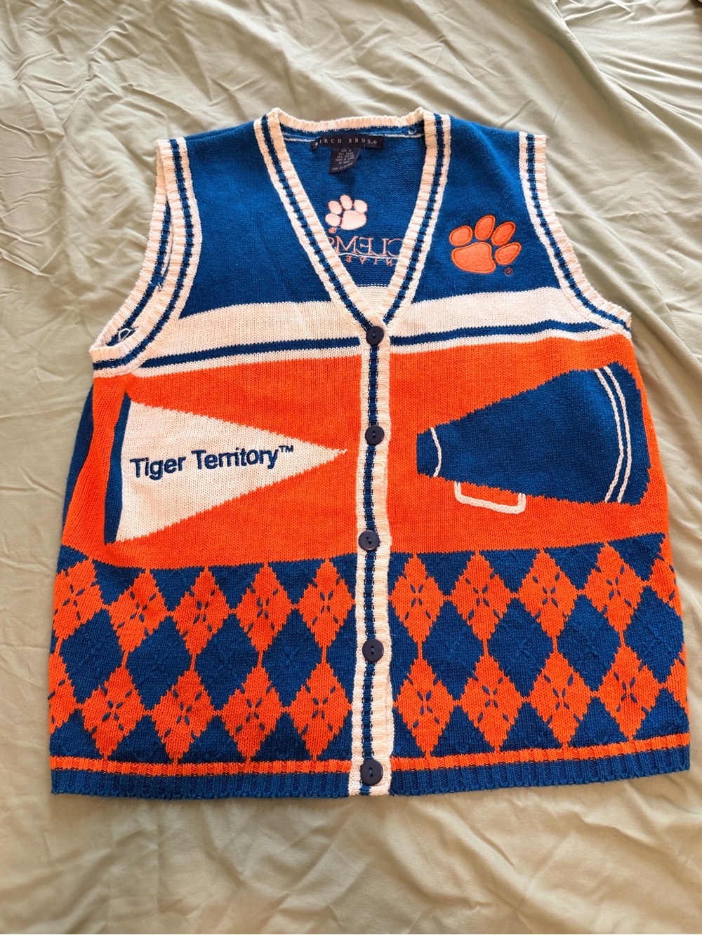 Vintage Clemson Vest